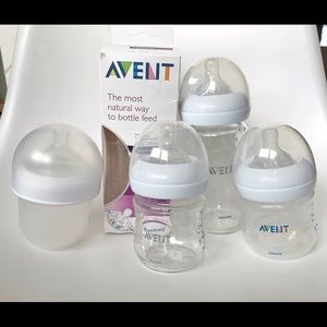 Philips Avent Glass Baby Bottles